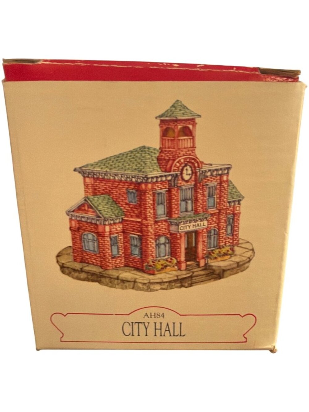 VINTAGE 1994 Liberty Falls Americana Collection City Hall Resin Figurine #AH84